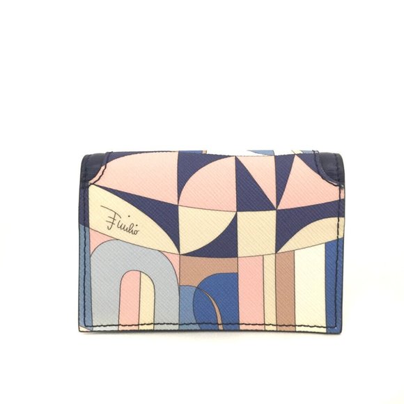 EMILIO PUCCI Logo Print Leather Card Case /1F7316 - Picture 4 of 8